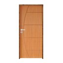 Ver imagem 2 de Kit Porta de Madeira 210x72cm Batente 11cm Fechadura Rolete Belissima 6 Rodam Abertura Direita Marro
