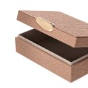 Ver imagem 2 de Caixa em Marrom com Dourado G 31x23x10,5cm