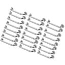 Ver imagem 1 de Barra Alça Apoio 30cm Inox Kit 24 Uni Segurança Suporte Idoso Gestante Criança Acessibilidade Anti Q