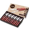 Jogo de Talheres Jumbo Tramontina Churrasco Lâminas Inox e Cabos Madeira Polywood 12 peças Vermelho - 8