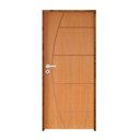 Ver imagem 2 de Kit Porta de Madeira 210x82cm Batente 11cm Fechadura Rolete Belissima 6 Rodam Abertura Direita Marro
