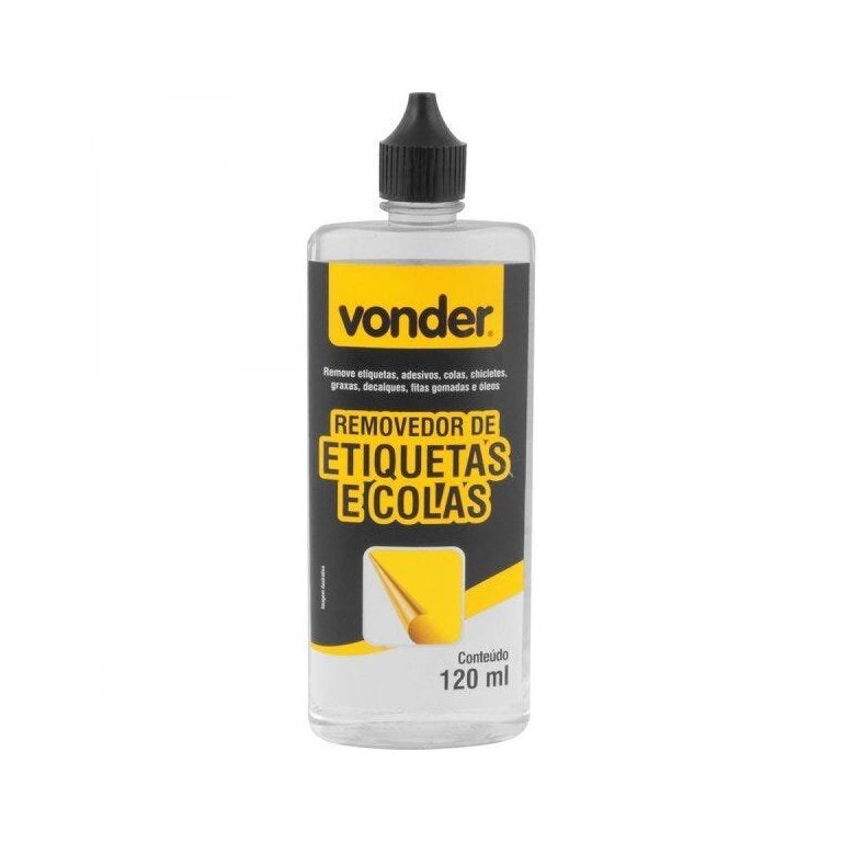 Removedor de etiquetas e colas 120 ml Vonder
