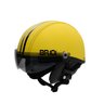 Capacete Coquinho Scooter Elétrica Bike Amarelo Viseira - 1