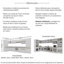 Ver imagem 3 de Cozinha Modulada Completa Canto 409cm com Rodapé e Balcão para Cooktop Veneza Multimóveis Mp2304