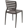 Conjunto 2 Cadeiras de Plástico com Encosto Vazado Horizontal Sofia - Tramontina - Marrom 92237/109 - 6