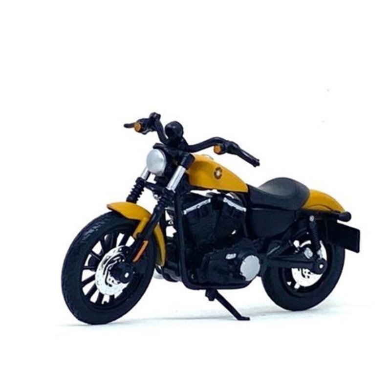 Miniatura Moto Harley Davidson Pneus de Borracha