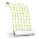Ver imagem 5 de Papel de Parede Adesivo Xadrez Verde Oliva Lavável Fosco 10m
