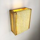 Ver imagem 5 de Luminária Parede Muro Arandela Madeira Maciça Sisal Rústica