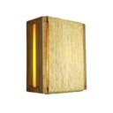 Ver imagem 1 de Luminária Parede Muro Arandela Madeira Maciça Sisal Rústica