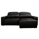 Ver mais imagens de Sofá de Couro 2 Lugares Alabama 250cm USB M06 Cor Preto 450 - ADJ DECOR SOFÁ 2 LUGARES 3 LUGARES COU