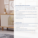 Ver imagem 5 de Buffet de Sala de Jantar 4 Portas com LED e Pés em Madeira Maciça Janice