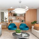 Ver imagem 5 de Ventilador de Teto Opus Air Plus Led com Pás Retrátil Led 3 Cores Original - Linha Premium