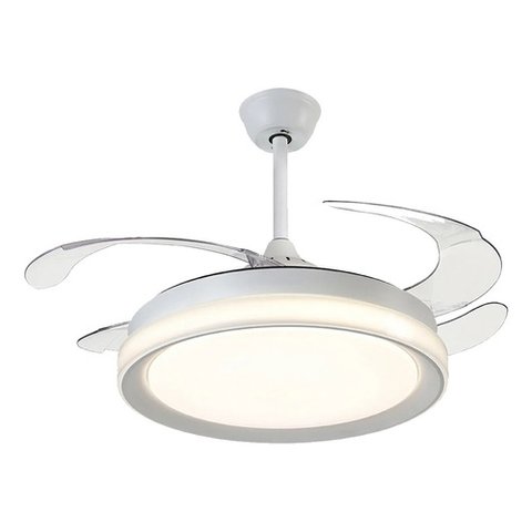 Ventilador de Teto Opus Air Plus Led com Pás Retrátil Led 3 Cores Original - Linha Premium