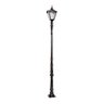 Poste Colonial Jardim Decoração Bari Alumínio Fundido 253cm - 1