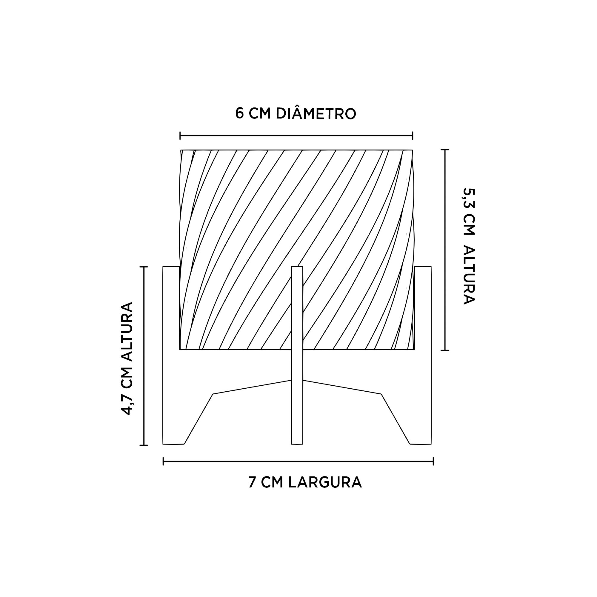 Transforme Ambientes com Suculentas Elegantes/vaso de Flor/plantas -vaso Branco/base Preta - 2