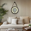 Ver imagem 4 de Espelho Redondo Iluminado 40cm com Alça Touch 2 Leds com Alça Adnet Reduna