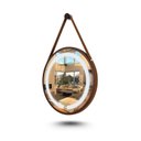 Ver imagem 5 de Espelho Redondo Iluminado 40cm com Alça Touch 2 Leds com Alça Adnet Reduna