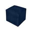 Ver imagem 6 de Poltrona Amamentação Cadeira Reforçada Balanço e Puff Lile Suede:azul Marinho