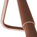 Ver imagem 4 de Mesa Lateral Tampo Preto P/ Sofá Base Metálica Bronze