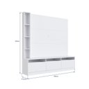 Ver imagem 3 de Estante Home e Theater para TV até 65 Polegadas com Nicho