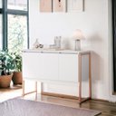 Ver imagem 1 de Buffet Moderno 3 Portas Londres Branco Cobre