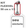 Flexível para Mictório Louça 1/2x50cm - KITFLEXMIC50 - 1