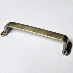 Puxador Duplo Milano148mm Bronze Antigo Porta Pivotante Correr Passagem Madeira Vidro Rústico - 5