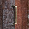 Puxador Duplo Milano148mm Bronze Antigo Porta Pivotante Correr Passagem Madeira Vidro Rústico - 6