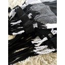 Ver imagem 5 de Rede de Dormir Casal Balanço de Algodão Reforçada 3,80m X 1,50m Varias Cores:preto com Branco Xadrez