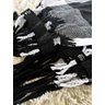 Rede de Dormir Casal Balanço de Algodão Reforçada 3,80m X 1,50m Varias Cores:preto com Branco Xadrez - 5