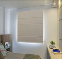 Ver imagem 3 de Persiana Cortina Romana 1,30l X1,40a Veda Luz 100% Branco