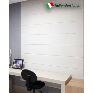 Persiana Cortina Romana 1,30l X1,40a Veda Luz 100% Branco