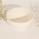Ver imagem 4 de 12 Tigelas de Porcelana Branca 280ml Bowls Lyor Diamond para Frutas Molhos Restaurante
