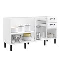 Ver imagem 6 de Balcão de Cozinha em Aço 4 Portas 2 Gavetas 160cm sem Tampo New Premium Itatiaia Branco