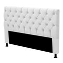 Ver imagem 1 de Cabeceira Cama Box Casal Cristal 140cm Corino Branco