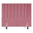 Ver imagem 2 de Cabeceira Estofada Cama Box King 195 Cm Eloá Suede e Frame:rosa