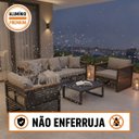 Ver imagem 3 de Jogo Conjunto Sofá Jardim Piscina Alumínio Ripado Madeira Torino