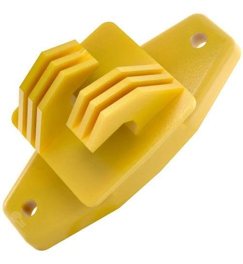 Isolador Tipo W Amarelo Para Cerca Elétrica - 500 Unidades
