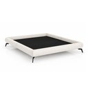 Ver imagem 1 de Cama Queen Japonesa 176cm Pés Alumínio Haru Courino Off White - Sallar Home