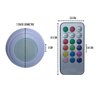 Kit 3 Luminárias Lâmpadas Redondas Adesivas a Pilhas Rgb - 2