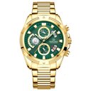 Ver imagem 1 de Relógio de Pulso de Aço Inoxidável Masculino Relógio Casual Verde