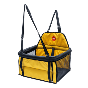 Tubline Transpet Cadeirinha Assento Carro para Animais Pets Cachorro Gato até 10kg - Amarelo