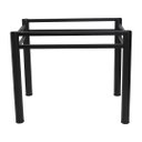 Ver imagem 5 de Base Para Mesa De Vidro Jantar 6 Lugares Preta Retangular