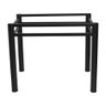 Base Para Mesa De Vidro Jantar 6 Lugares Preta Retangular - 5
