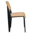 Ver imagem 4 de Kit 6 cadeiras Standard madeira cozinha jantar nordico escandinavo Jean Prouve