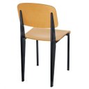 Ver imagem 5 de Kit 6 cadeiras Standard madeira cozinha jantar nordico escandinavo Jean Prouve