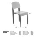 Ver imagem 7 de Kit 6 cadeiras Standard madeira cozinha jantar nordico escandinavo Jean Prouve