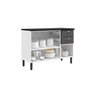 Balcão Cozinha em Aço 3 Portas e 2 Gavetas 120cm com Tampo New Premium Itatiaia  - 5