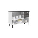Ver imagem 5 de Balcão Cozinha em Aço 3 Portas e 2 Gavetas 120cm com Tampo New Premium Itatiaia