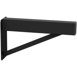 2 Suportes Pia Parafusar Bancada Aparador 30 Cm Preto - 4